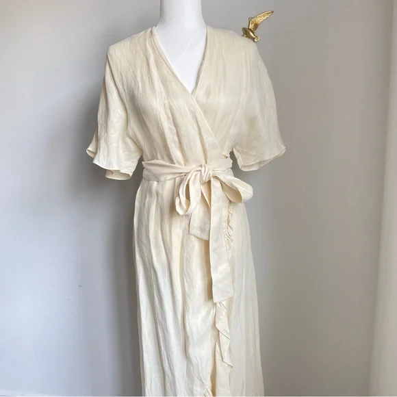 Blogger Favourite Mango Ruffle Wrap Maxi Dress - Picture 10 of 10